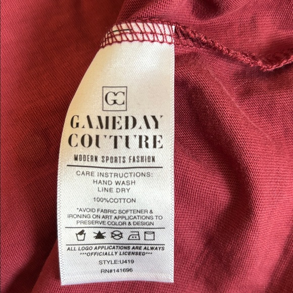 SC Gamecocks Oversized Rhinestone Tee - Picture 6 of 6